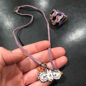 “Let it Be” handmade necklace